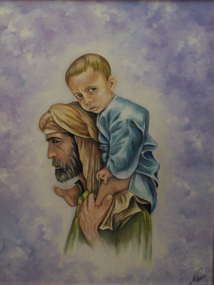 Niño con su papá