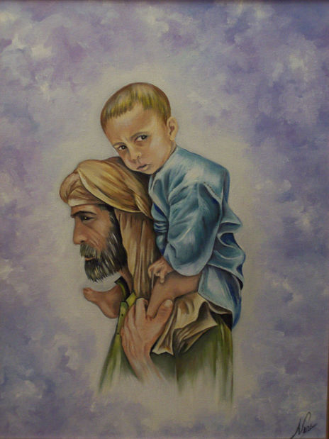 Niño con su papá