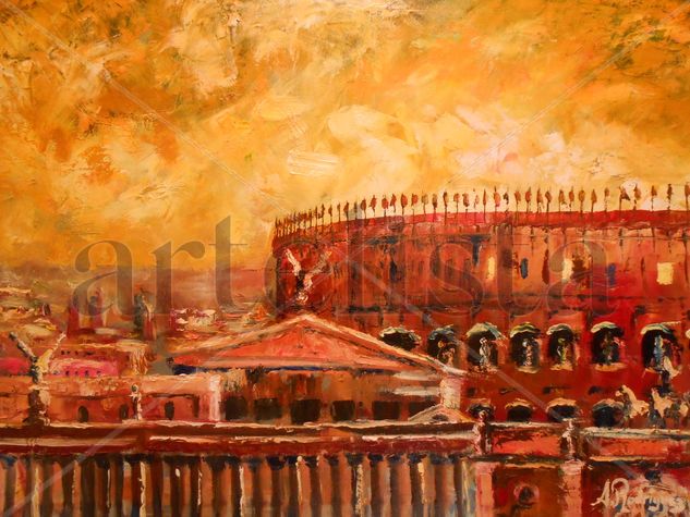 Roma clasica Oil Canvas Landscaping