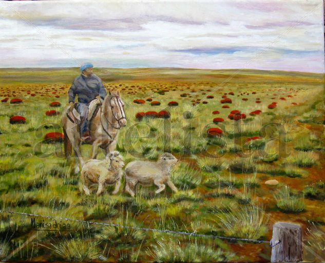 Fueguitos Oil Canvas Landscaping