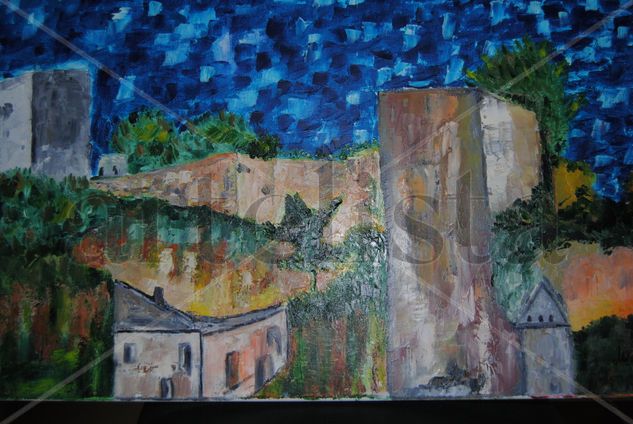 el  castillo  de  ILLORA Oil Canvas Others