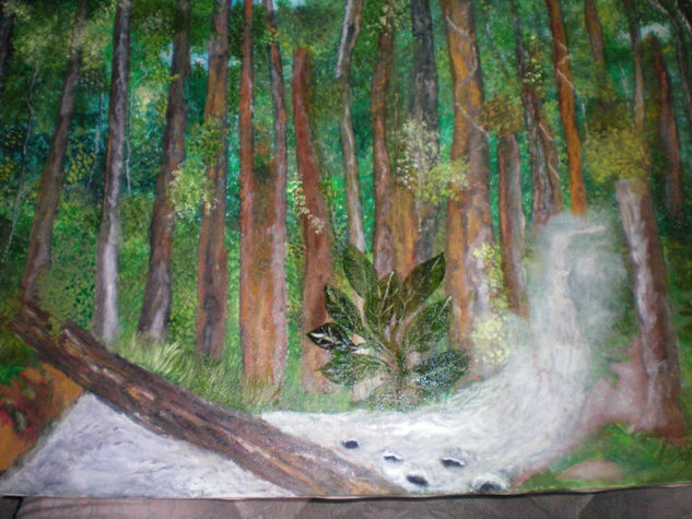 Bosque. Oil Canvas Landscaping