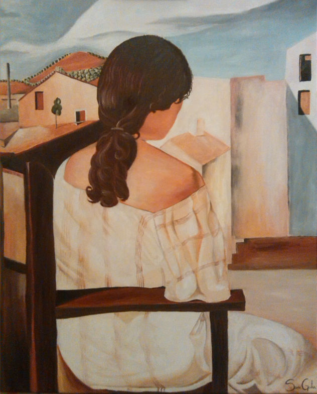 MUCHACHA DE ESPALDAS DE DALÍ