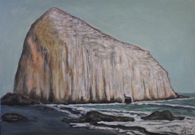 Piedra de la Iglesia., año 2014, constitucion, chile.