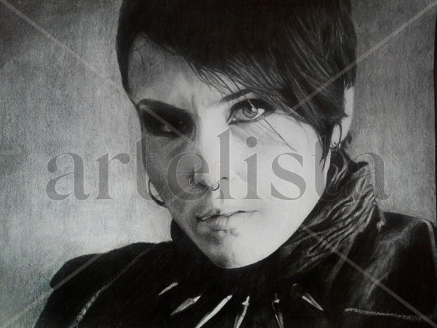 Lisbeth Salander Portrait Pencil