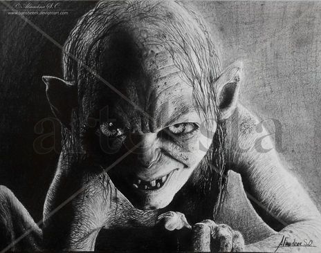 Gollum Portrait
