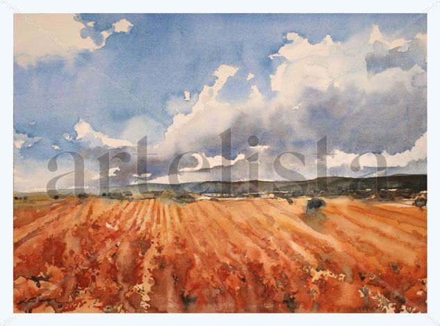 Viñedos Watercolour Paper Landscaping