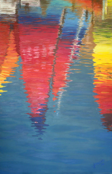 REFLEJOS EN EL PUERTO