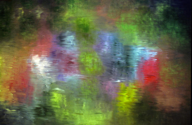 Reflexion atomica/ el jardin de mi madre 1990/comp.7 Óleo Lienzo Otros