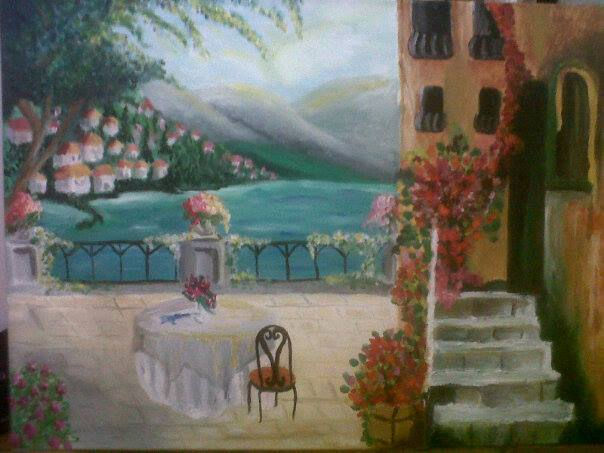 mi lugar Oil Canvas Landscaping