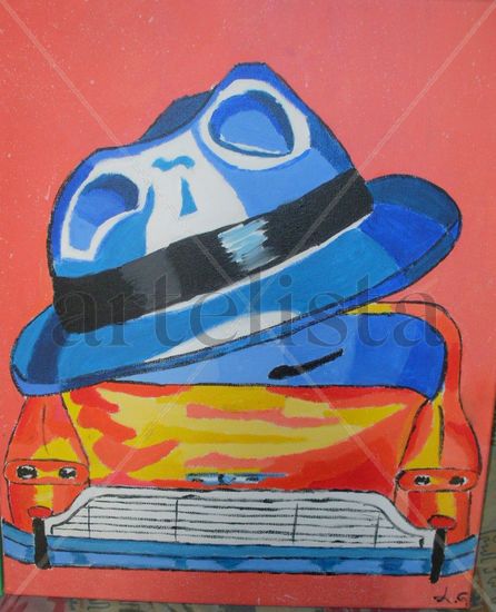 HAPPY TAXI III Acrylic Canvas Others