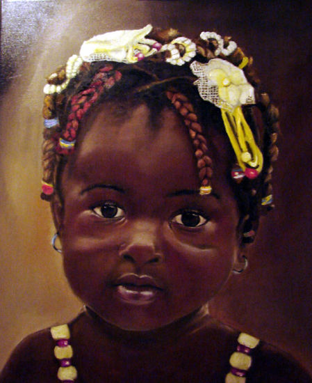 Africa Óleo Lienzo Retrato