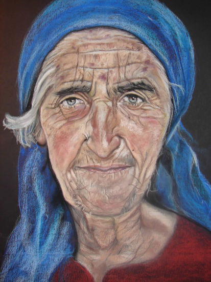 Sabiduria Pastel Papel Retrato