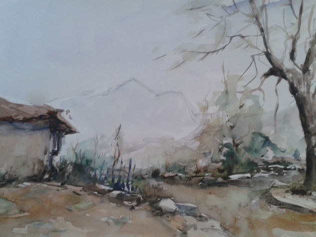 Bandujo  Pili Salinas Watercolour Paper Landscaping