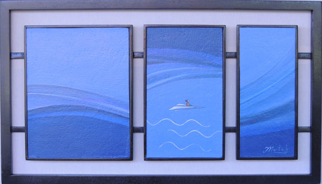 En un mar de cielos ¡Soñé! Acrylic Panel Landscaping