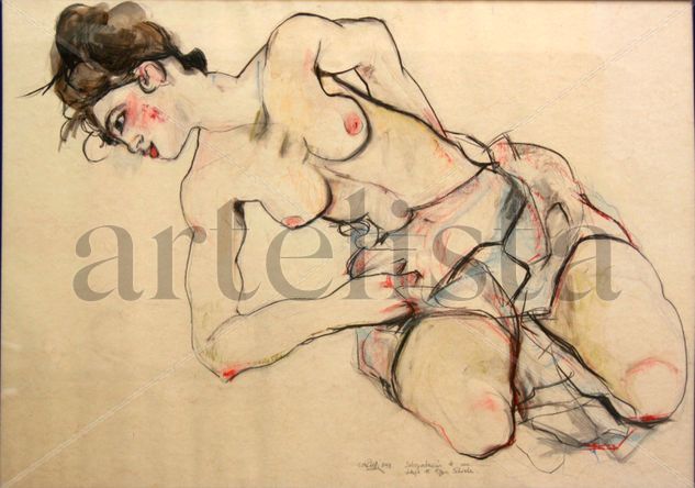 Copia de Egon Schiele Mixed Media