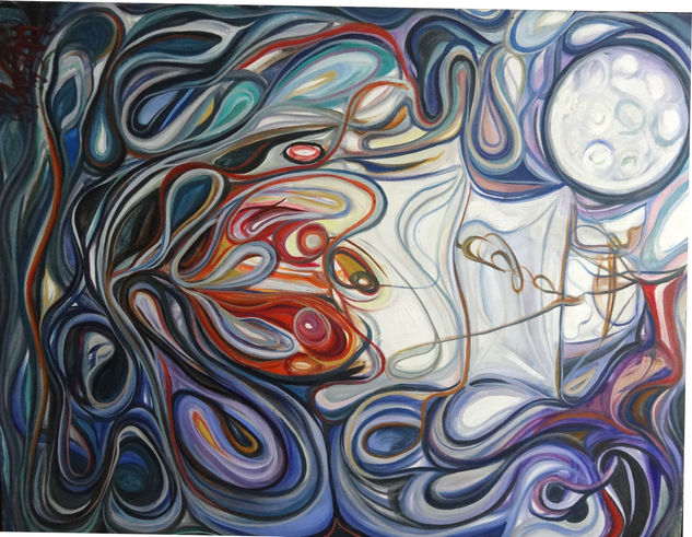 Nocturno Oil Canvas Marine Painting