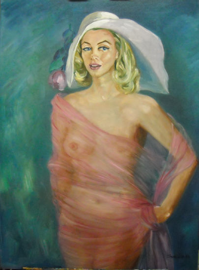 My Marelyn Oil Canvas Portrait