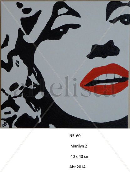 Marilyn 2 Acrylic Canvas Portrait