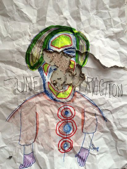 UNE FRACTION Mixed Media