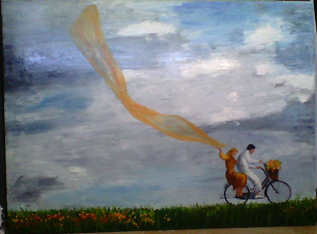 el velo Oil Canvas Landscaping