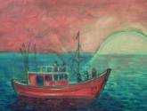 lanchon Acrylic Panel Marine Painting