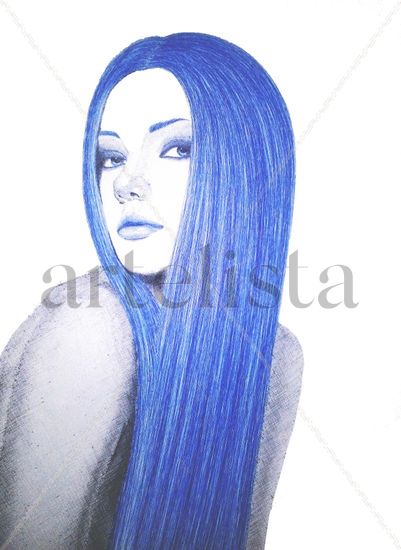 Pelo azul 2 Ink