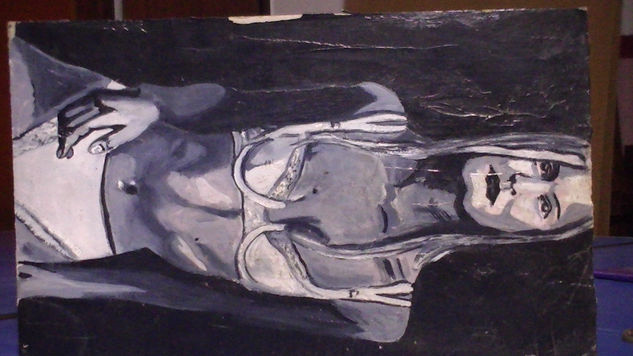 SIN TITULO Oil Others Figure Painting