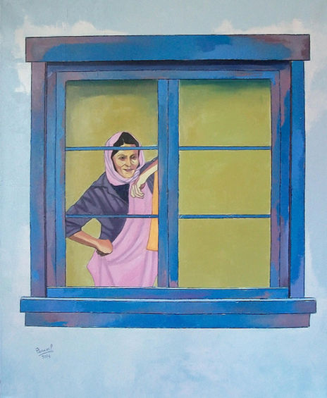 La ventana azul
