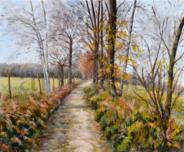 Otoño Oil Canvas Landscaping