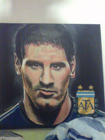 retrato de Messi