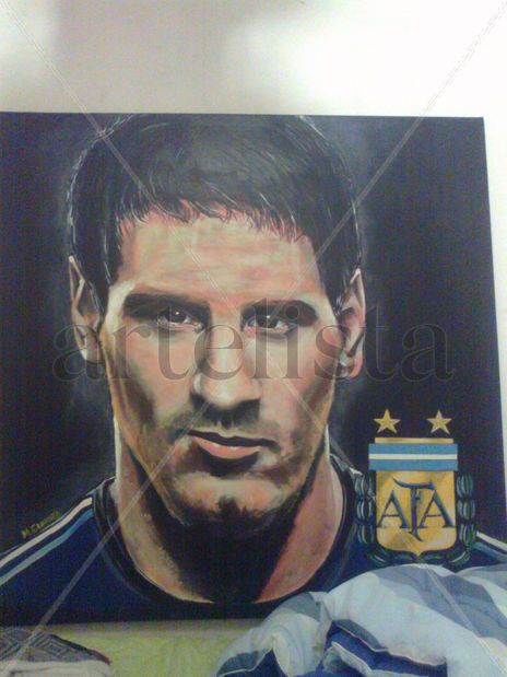 retrato de Messi