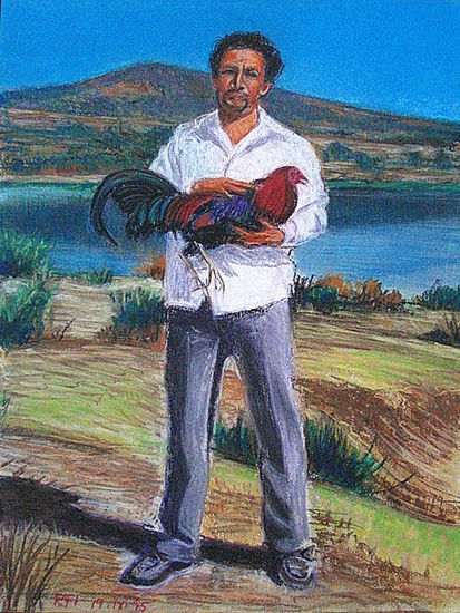 gallero Pastel Papel Retrato