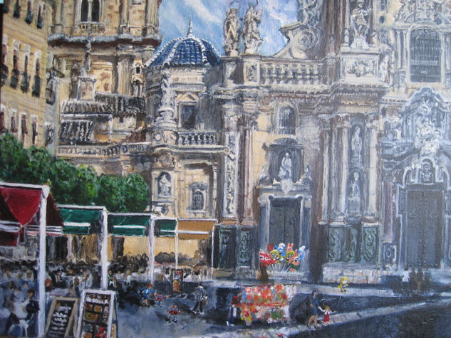 Catedral (detalle) Acrylic Canvas Landscaping