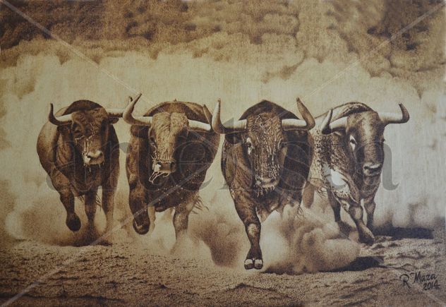 TOROS DE LIDIA EN ESTAMPIDA