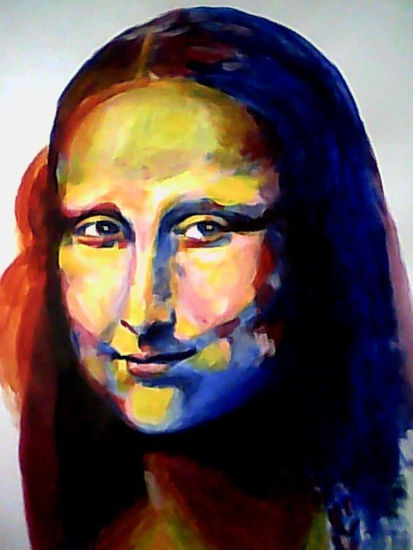 Bella Monalisa Acrylic Paper Portrait