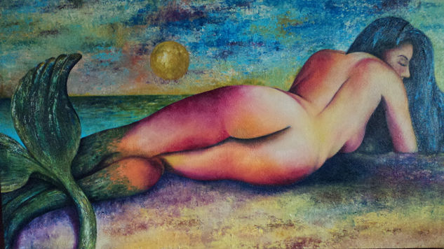 sirena Oil Canvas Nude Paintings