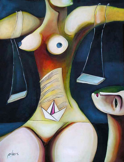 La carencia inaudita. Oil Canvas Others