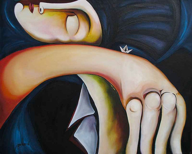 Melancolía del mago. Oil Canvas Others