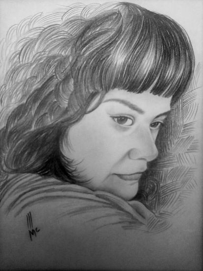 dibujo femenino, Suyapa Janeth Herrera Amador Charcoal