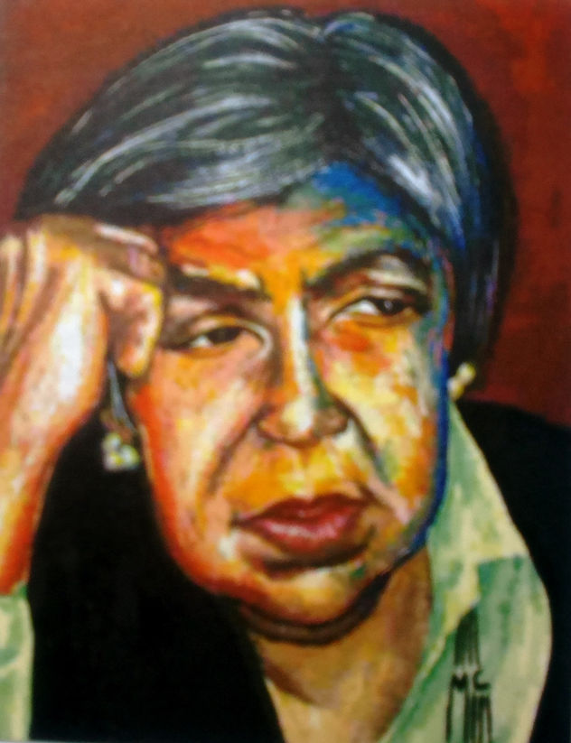 LETICIA DE OYUELA,  ESCRITORA HONDUREÑA,PINTURA