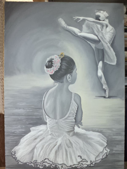 infancia Acrylic Canvas Figure Painting