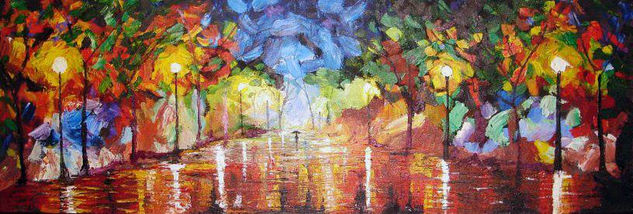 Reprodución en acrílico Acrylic Canvas Landscaping