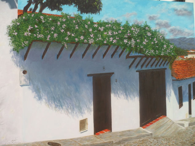 CASA COLONIAL - GIRON Oil Canvas Landscaping