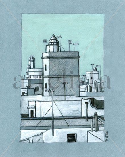 Torre IV Mixed Media