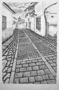 Calle empedrada