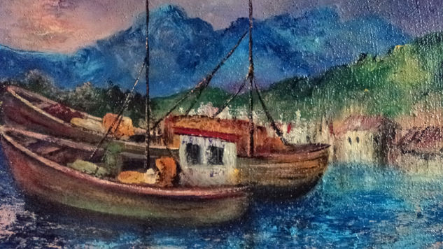 marina Oil Canvas Marine Painting