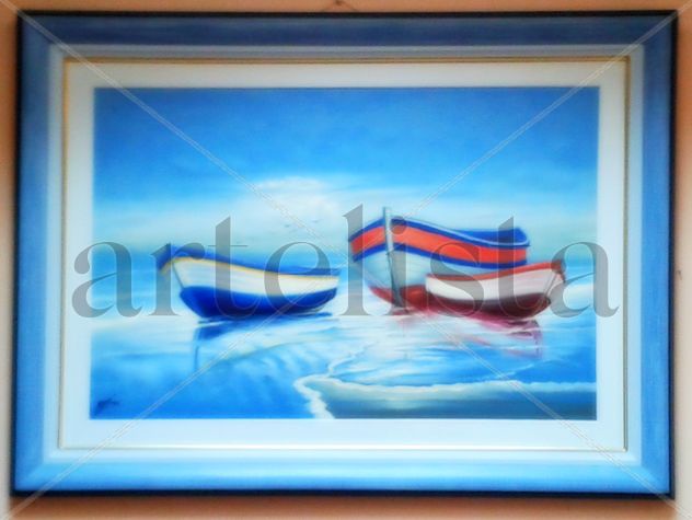 Oleo artistico peruano de César Gaspar Mendoza, Ravi