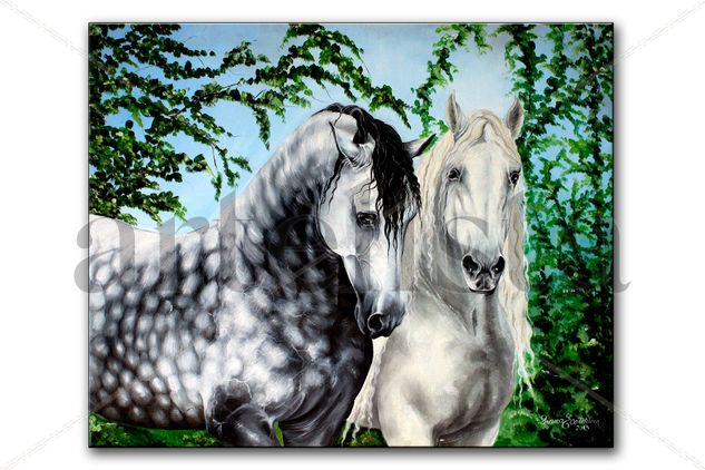 Cortejo Oil Canvas Animals