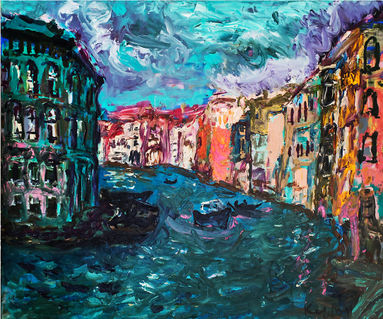 venice. the sun and...